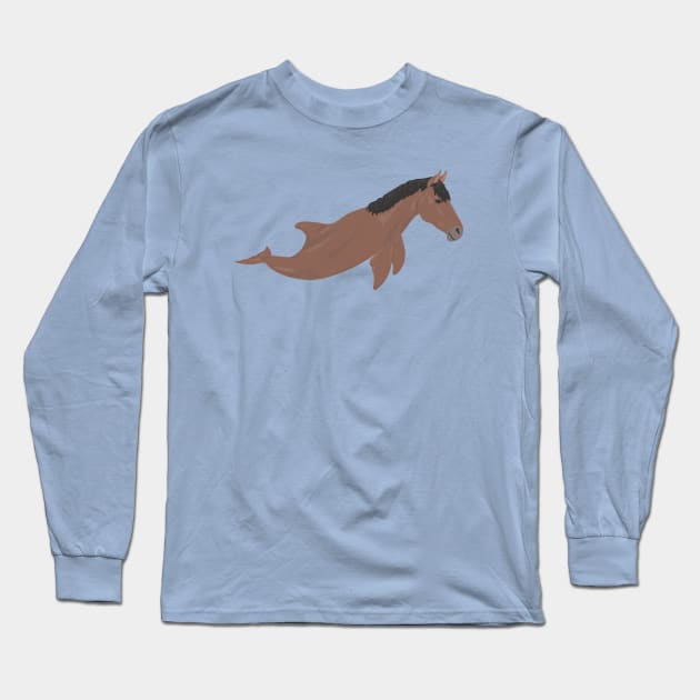 Seahorse Long Sleeve T-Shirt by DoctorBillionaire